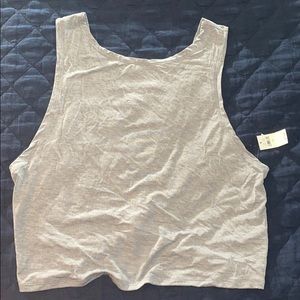 Aerie OFFLINE twist cropped tank NWT